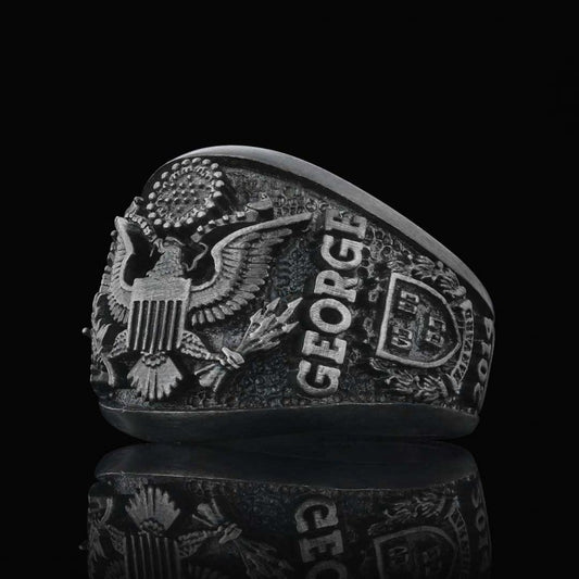 US Eagle Ring by SWISS PLUS - Military Rings - view 2