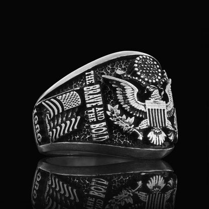 US Eagle Ring by SWISS PLUS - Military Rings - view 3