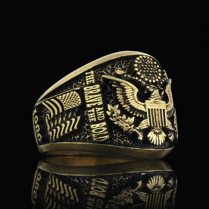 US Eagle Ring by SWISS PLUS - Military Rings - view 4
