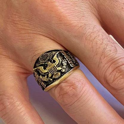 US Eagle Ring by SWISS PLUS - Military Rings - view 5