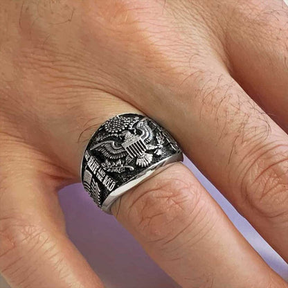 US Eagle Ring by SWISS PLUS - Military Rings - view 6