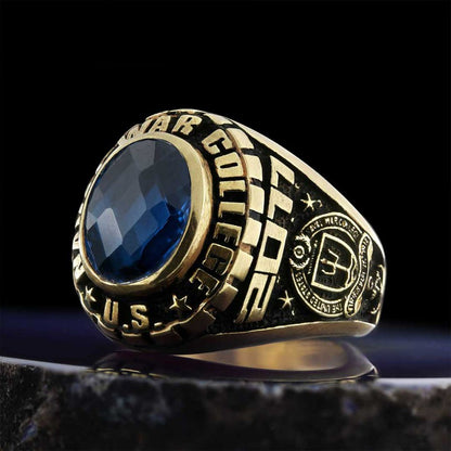 US Naval War College Ring by SWISS PLUS - Custom College Class Rings