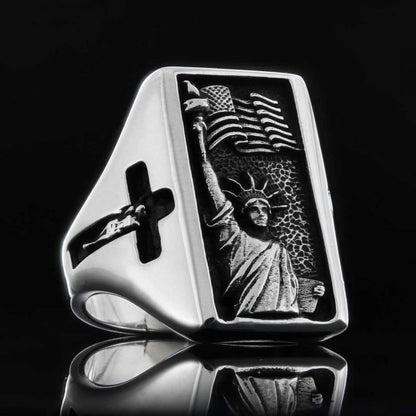 Statue Of Liberty Ring by SWISS PLUS - United States Rings - view 2