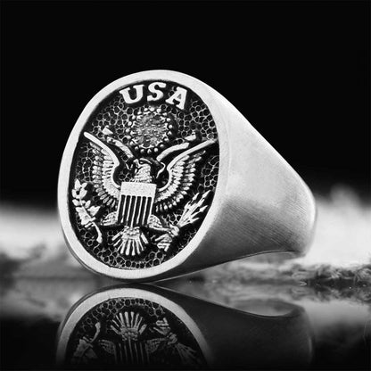 USA Eagle Ring by SWISS PLUS - Military Rings