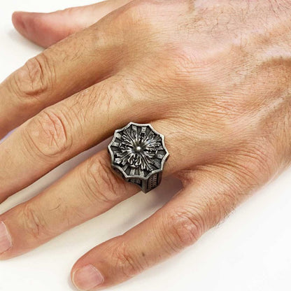 925 Sterling Silver Ring by SWISS PLUS - Custom Made Filigree Sterling Silver Rings - view 4