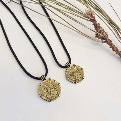 Unique Design Handmade Women Athena Coin Pendant by SWISS PLUS - Unique Design Women Pendants - view 5