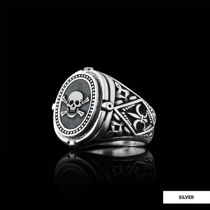 Unique Design Mortality Masonic Ring, Master Mason Ring, Elegant Masonic Ring by SWISS PLUS - Mason Collection - view 2