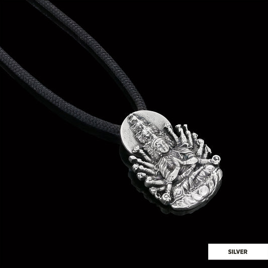 Unique Design Silver Shiva Pendant Silver