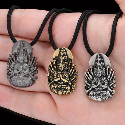 Unique Design Silver Shiva Pendant by SWISS PLUS - Unique Pendants & Cool Design Necklaces - view 5