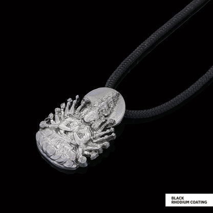 Unique Design Silver Shiva Pendant by SWISS PLUS - Unique Pendants & Cool Design Necklaces - view 3