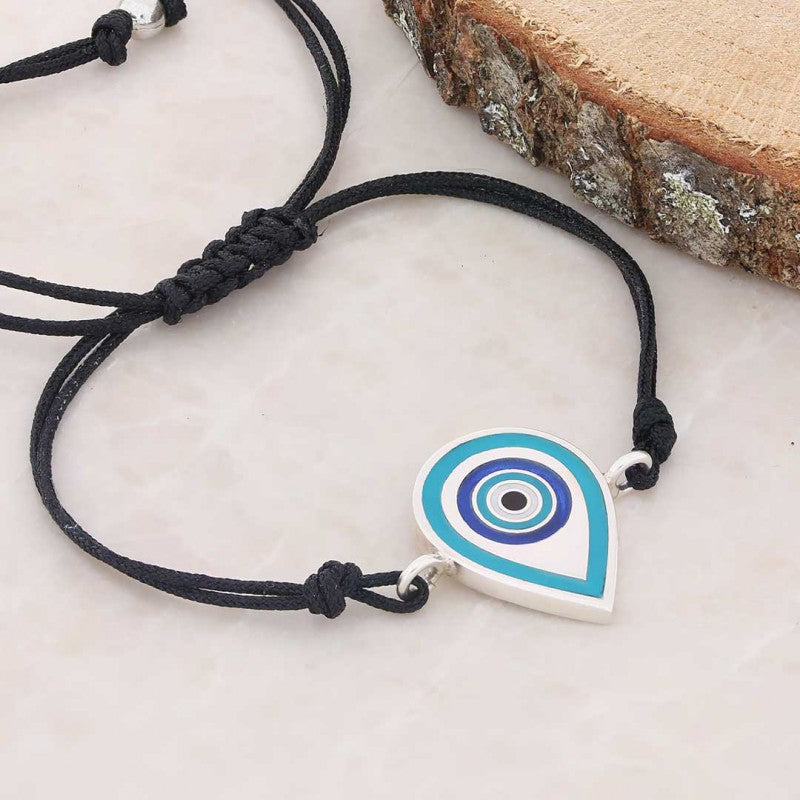 Unique Design Turkish Blue Evil Eye Beads Bracelet by SWISS PLUS - Turkish Blue Evil Eye Bead Bracelet