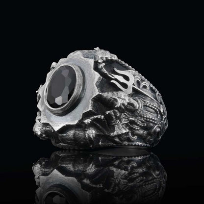 Unique Desing Lord Shiva Ring by SWISS PLUS - Buddhist Jewelry Collection - view 4