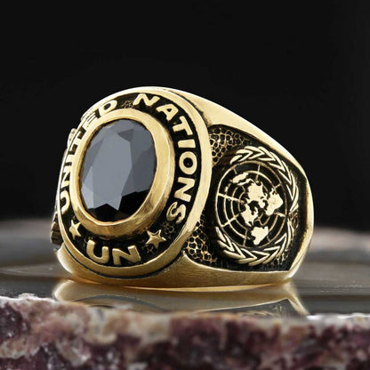 United Nations Ring by SWISS PLUS - Custom College Class Rings
