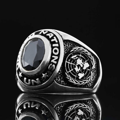 United Nations Ring by SWISS PLUS - Custom College Class Rings - view 3