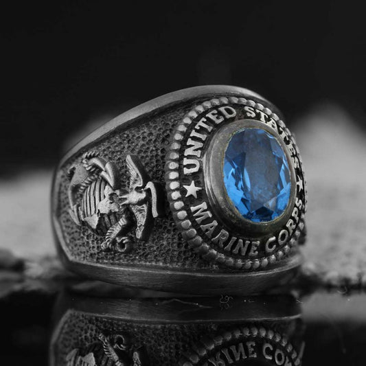 United States Marine Corps Ring by SWISS PLUS - Military Rings - view 2