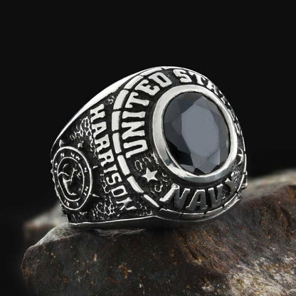 United States Navy Ring Harrison - Madeline by SWISS PLUS - Military Rings