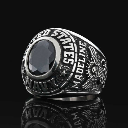United States Navy Ring Harrison - Madeline by SWISS PLUS - Military Rings - view 2
