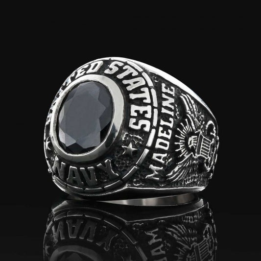 United States Navy Ring Harrison - Madeline by SWISS PLUS - Military Rings - view 2