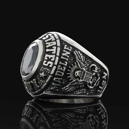United States Navy Ring Harrison - Madeline by SWISS PLUS - Military Rings - view 3