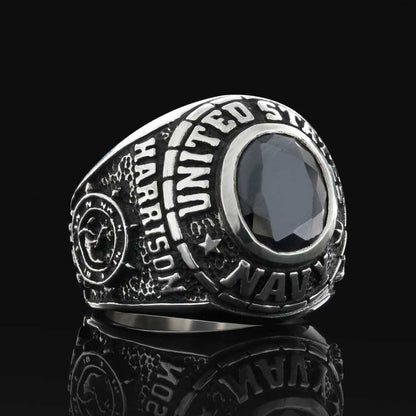 United States Navy Ring Harrison - Madeline by SWISS PLUS - Military Rings - view 4