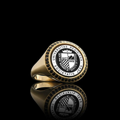 Universitas Regisiana Societatis Jesu 925 Sterling Ring by SWISS PLUS - 925 Sterling Silver Rings for Men & Women - view 3