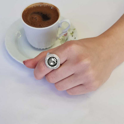 Universitas Regisiana Societatis Jesu 925 Sterling Ring by SWISS PLUS - 925 Sterling Silver Rings for Men & Women - view 6