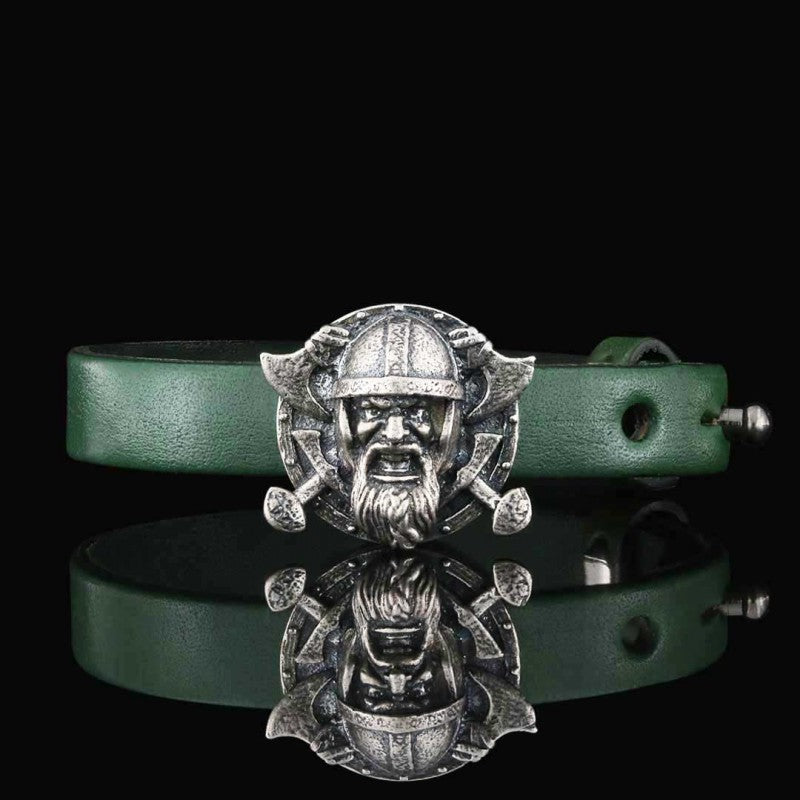 Viking Leather Bracelet