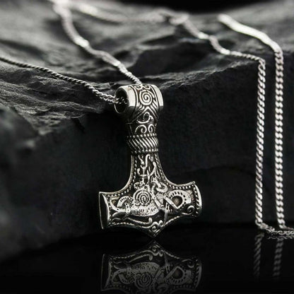 Viking Thor Charm Pendant by SWISS PLUS - Unique Pendants & Cool Design Necklaces