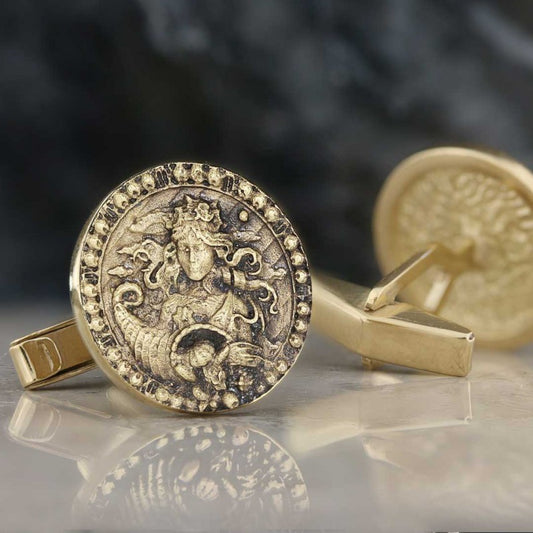 Virgo Cufflink by SWISS PLUS - Zodiac Collection