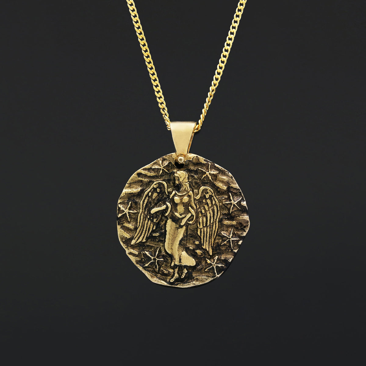 Virgo Pendant, Elegant Zodiac Necklace, Personalized Astrology Jewelry, Virgo Birth Sign, Customizable Sterling Silver Pendan