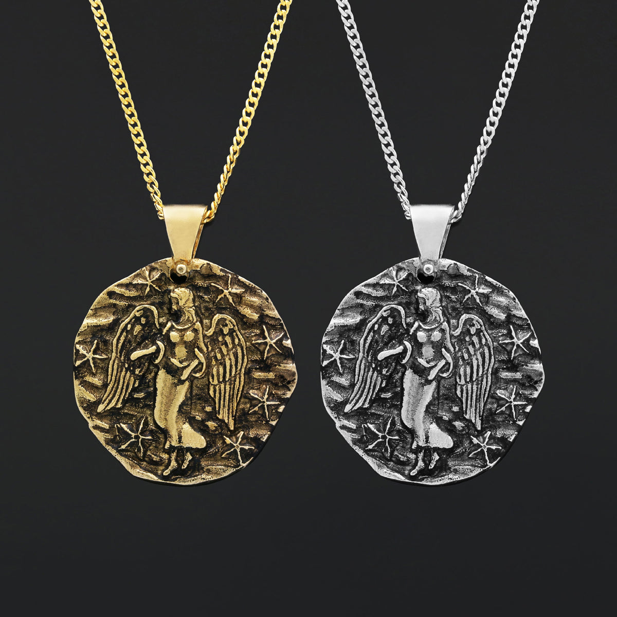 Virgo Pendant, Elegant Zodiac Necklace, Personalized Astrology Jewelry, Virgo Birth Sign, Customizable Sterling Silver Pendant
