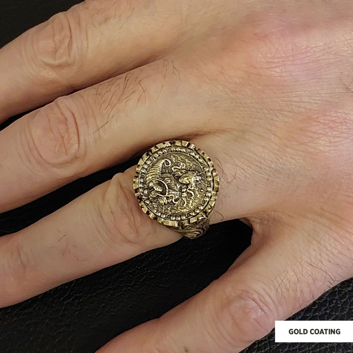 Virgo Sign Ring, 925 Sterling Silver Virgo Sign Ring by SWISS PLUS - Zodiac Collection - view 6