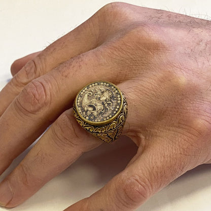 Virgo Zodiac Silver Ring by SWISS PLUS - Zodiac Collection - view 5