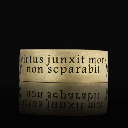 Virtus Junxit Mors Separabit Ring by SWISS PLUS - Inspirational Rings - view 4