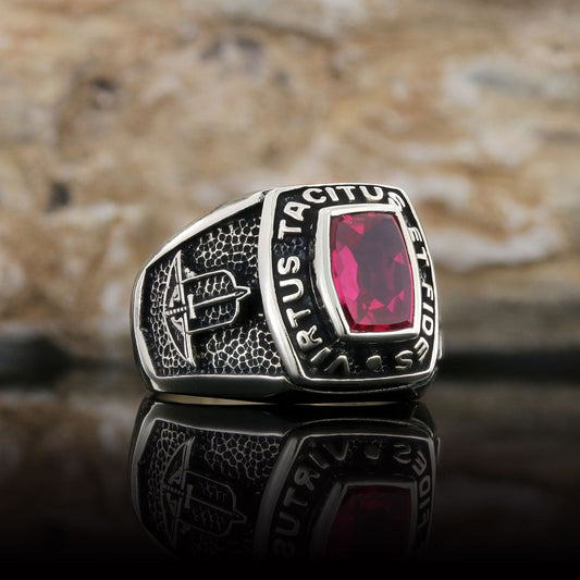 Virtus Tacitus Et Fides Masonic Ring, Signet Mason Ring, Mason Jewelry, Custom Mason Ring