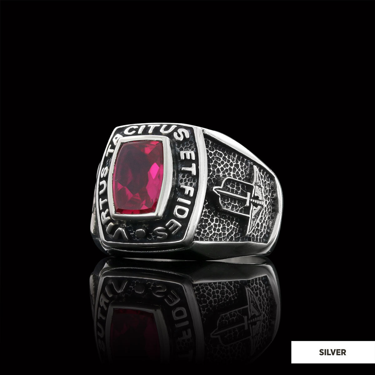 Virtus Tacitus Et Fides Masonic Ring, Signet Mason Ring, Mason Jewelry, Custom Mason Ring by SWISS PLUS - Mason Collection - 