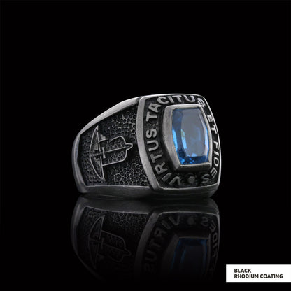 Virtus Tacitus Et Fides Masonic Ring, Signet Mason Ring, Mason Jewelry, Custom Mason Ring by SWISS PLUS - Mason Collection - 