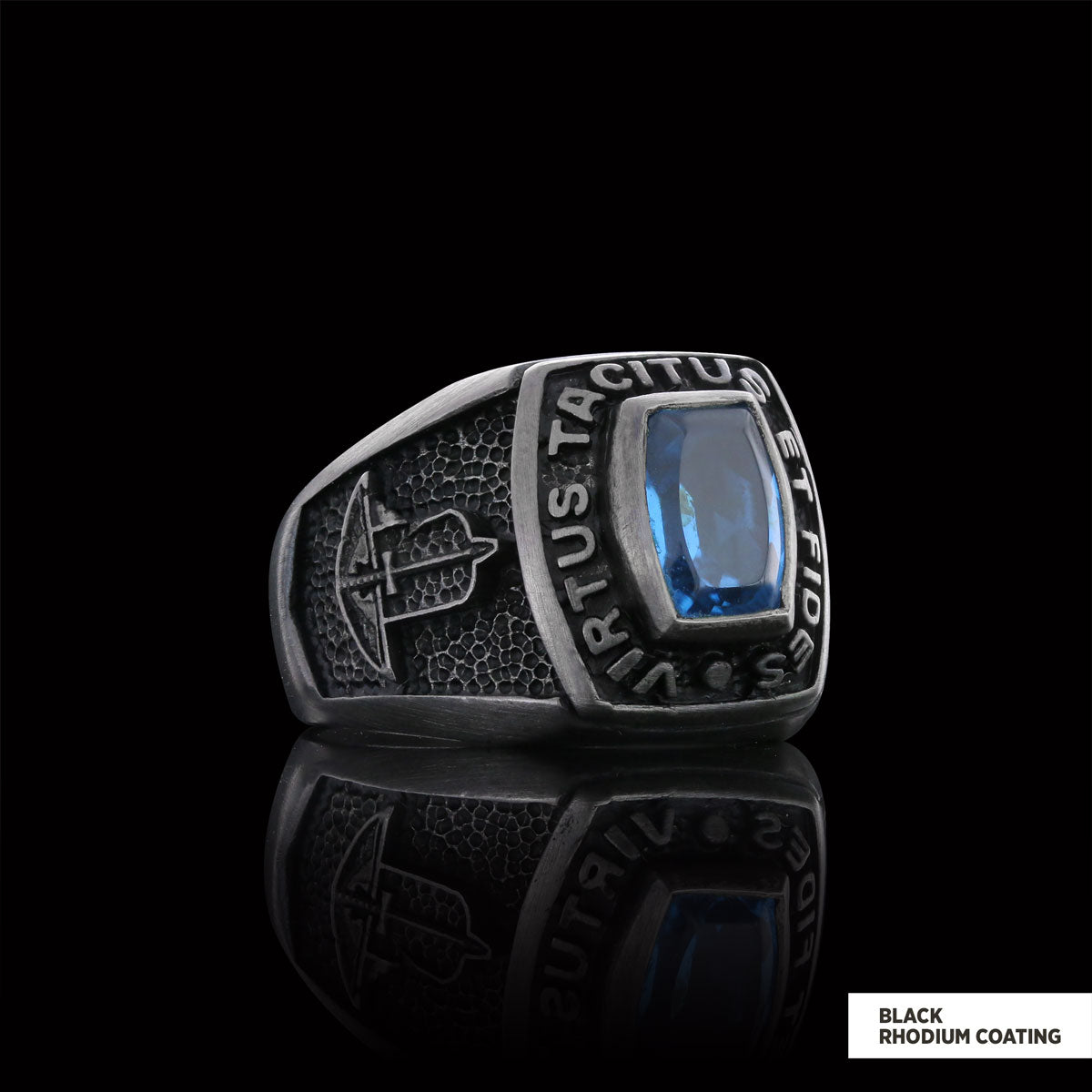 Virtus Tacitus Et Fides Masonic Ring, Signet Mason Ring, Mason Jewelry, Custom Mason Ring