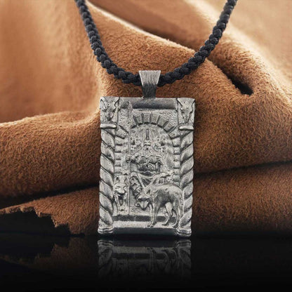Warrior Silver Sterling Pendant by SWISS PLUS - Unique Pendants & Cool Design Necklaces