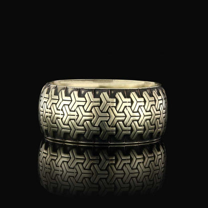 Special Design 925 Sterling Silver Wedding Ring by SWISS PLUS - Sterling Silver Band Rings - view 5