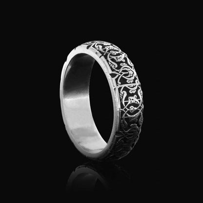Special Design Handmade 925 Sterling Silver Wedding Ring by SWISS PLUS - Sterling Silver Band Rings - view 6