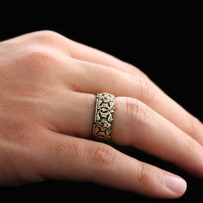 Special Design Handmade 925 Sterling Silver Wedding Ring by SWISS PLUS - Sterling Silver Band Rings - view 7