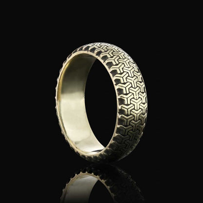 Special Design 925 Sterling Silver Wedding Ring by SWISS PLUS - Sterling Silver Band Rings - view 3