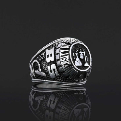 Westbury High School Ring, Üniversity Graduation Ring, Class Ring, College Class Ring by SWISS PLUS - Custom College Class Ri