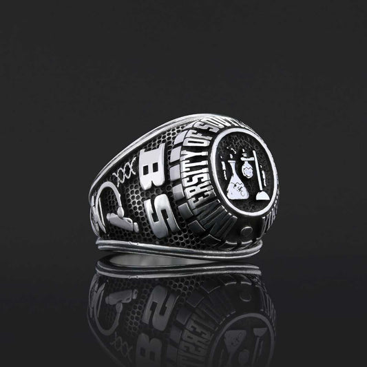 Westbury High School Ring, Üniversity Graduation Ring, Class Ring, College Class Ring