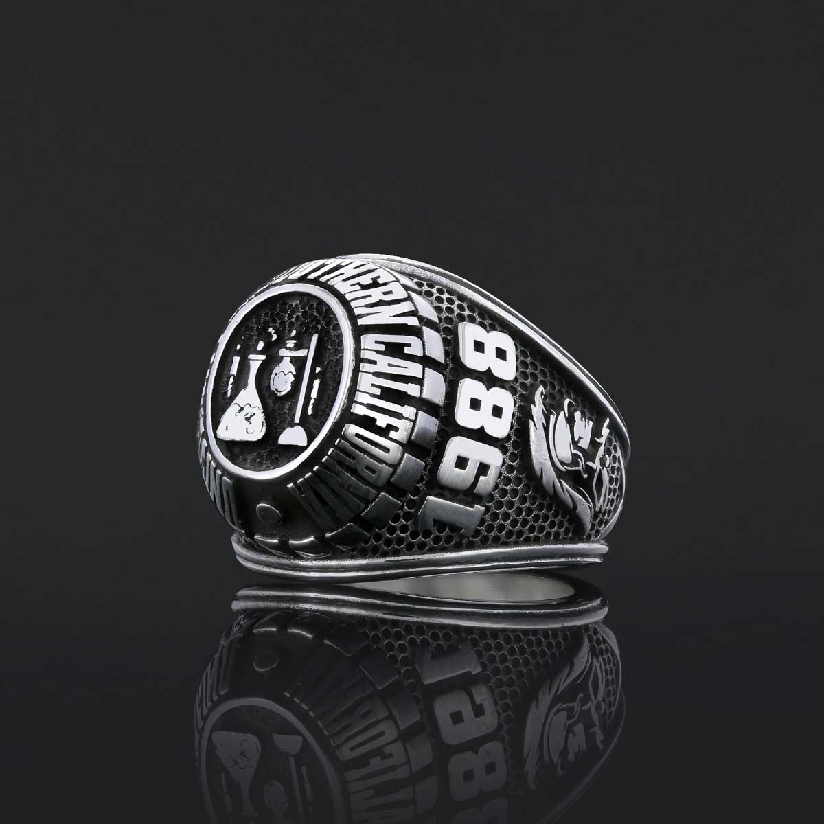 Westbury High School Ring, Üniversity Graduation Ring, Class Ring, College Class Ring by SWISS PLUS - Custom College Class Ri