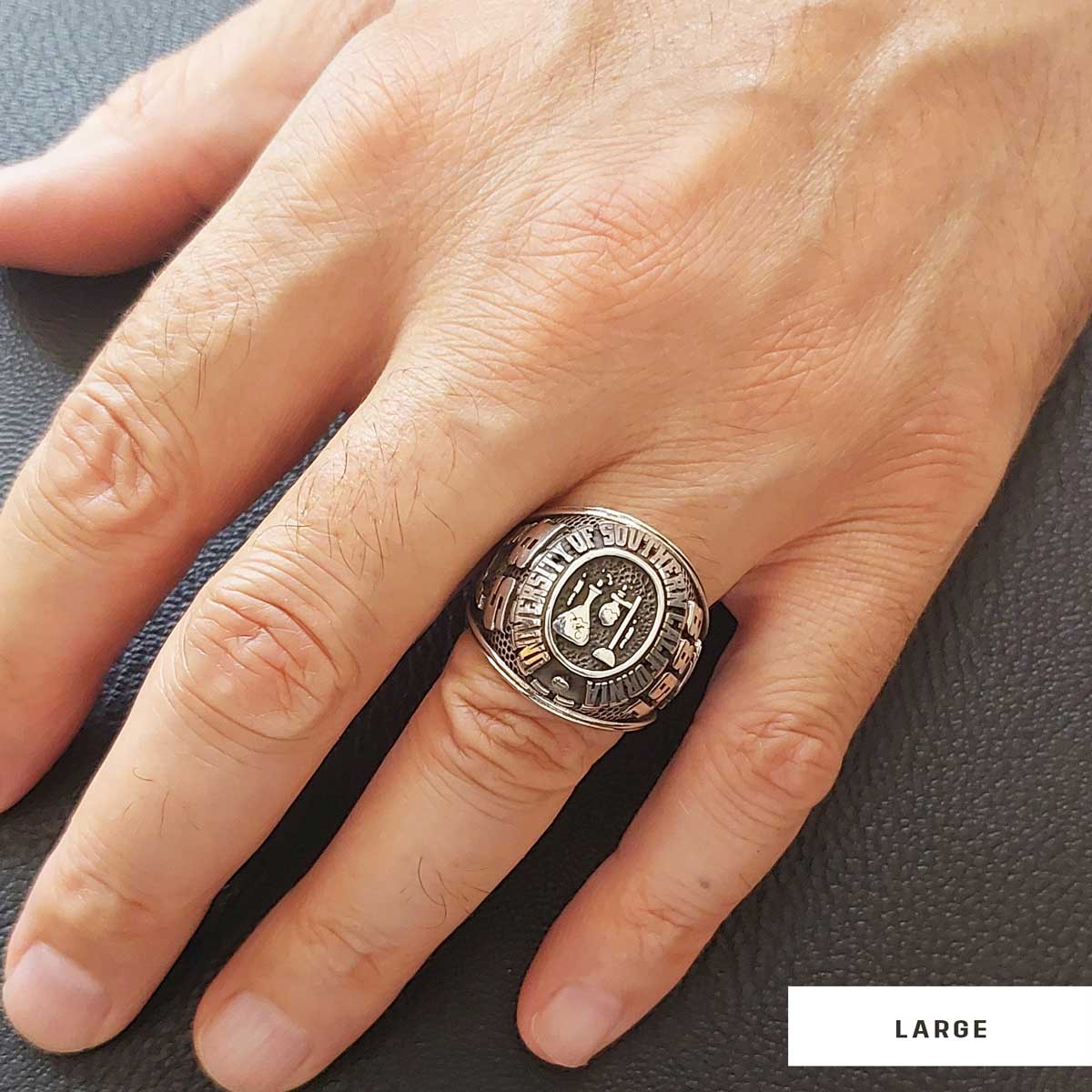 Westbury High School Ring, Üniversity Graduation Ring, Class Ring, College Class Ring - view 3