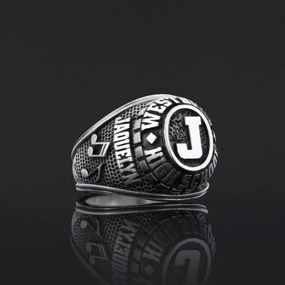 Westbury High School Ring, Üniversity Graduation Ring, Class Ring, College Class Ring by SWISS PLUS - Custom College Class Ri