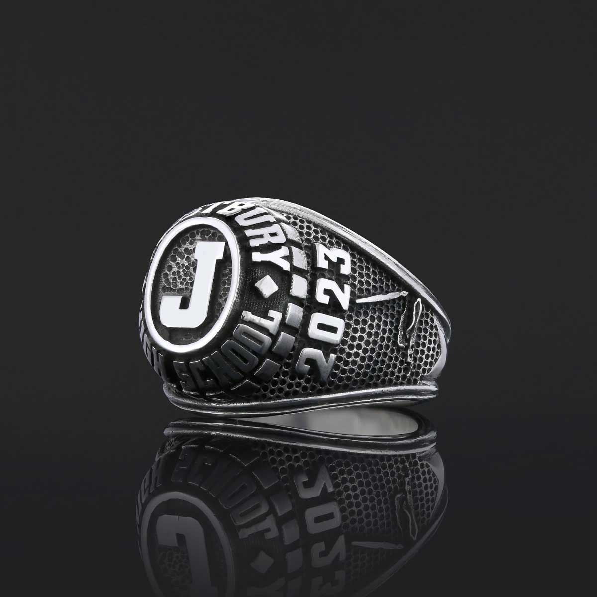 Westbury High School Ring, Üniversity Graduation Ring, Class Ring, College Class Ring - view 5