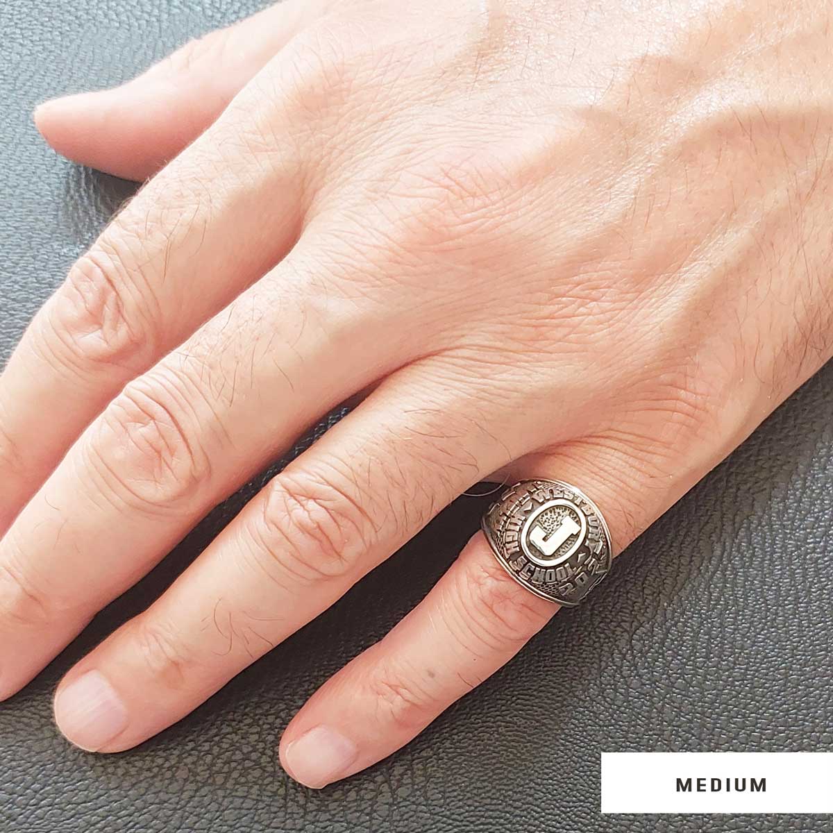 Westbury High School Ring, Üniversity Graduation Ring, Class Ring, College Class Ring - view 6